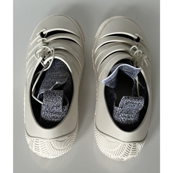 Bottega Veneta Tech Knit Rubber White Climber Sneakers 11 US 658725 IT NIB $750 main image 6